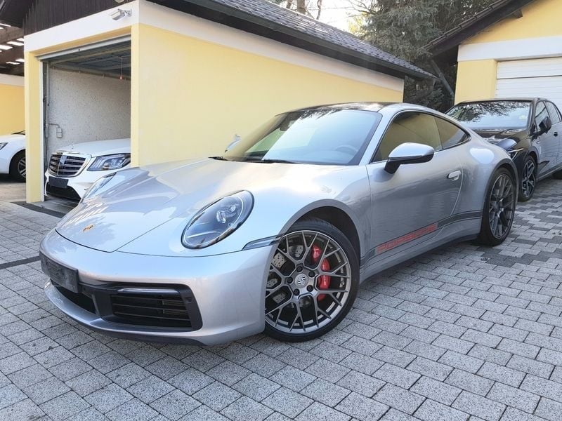 Silber Gebraucht 2020 Porsche 911 Carrera 4S Coupé | 125.100 € (Superpreis) - Bild 1/4
