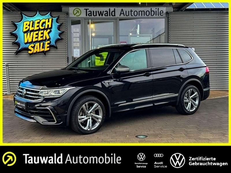 Schwarz Gebraucht 2024 VW Tiguan Allspace R-line SUV | 40.980 € (Fairer Preis) - Bild 1/4