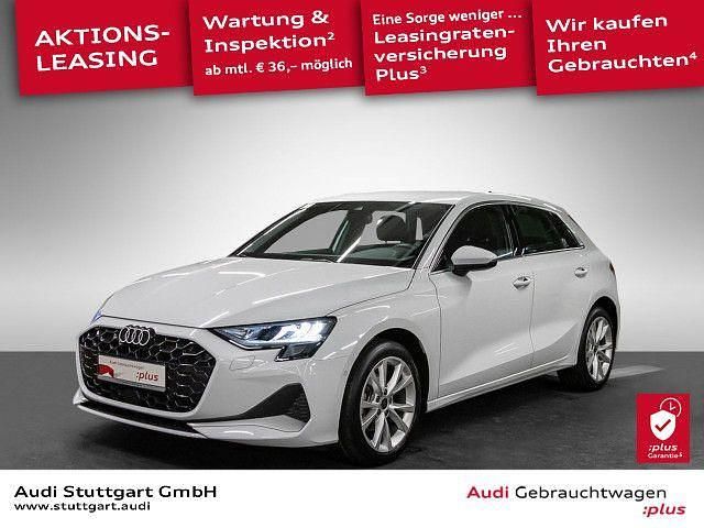 Gletscherweiß metallic Gebraucht 2025 Audi A3 Advanced Plus Limousine | 33.920 € (Guter Preis) - Bild 1/4