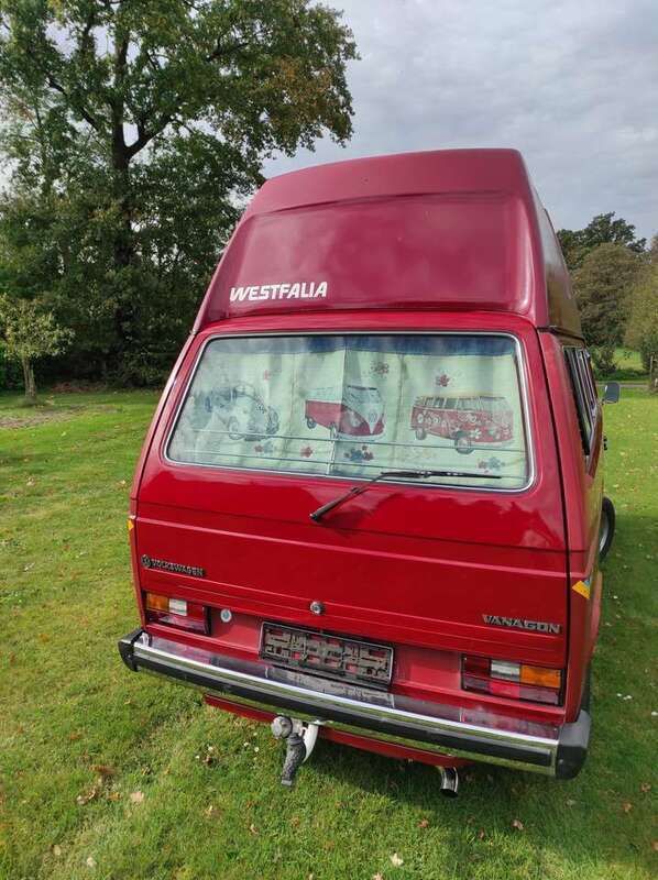 Rot Gebraucht 1989 VW T3 California Van | 18.500 € - Bild 1/4