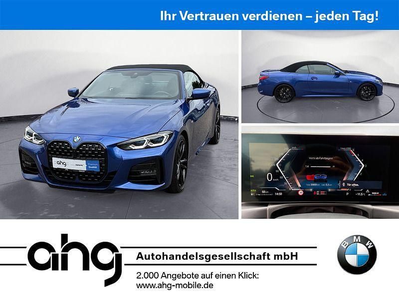 Blau Gebraucht 2023 BMW 430 Cabriolet M Sport Cabrio | 56.630 € (Teuer) - Bild 1/4