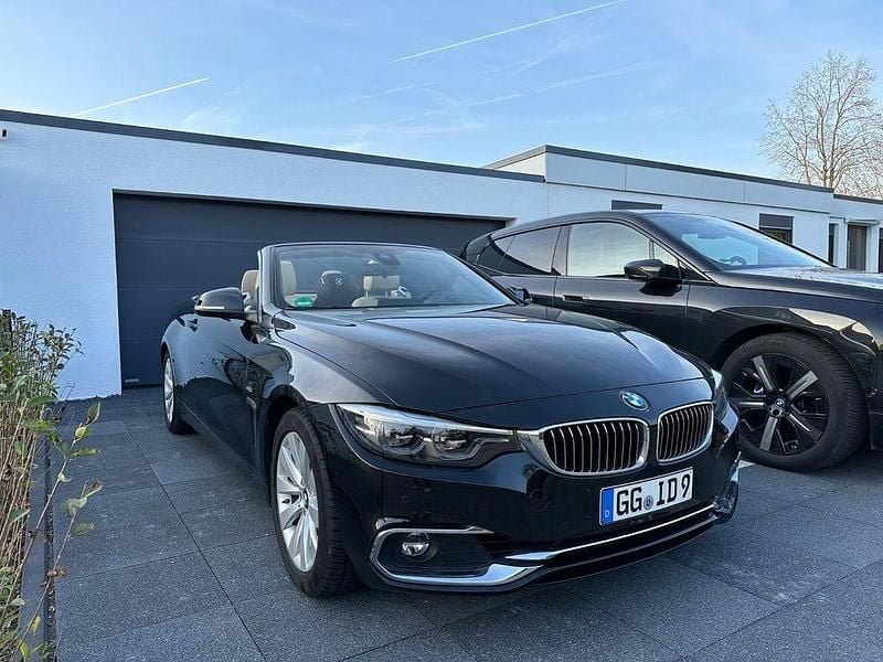 Schwarz Gebraucht 2017 BMW 430 Cabriolet Luxury Line Cabrio | 26.950 € (Fairer Preis) - Bild 1/4