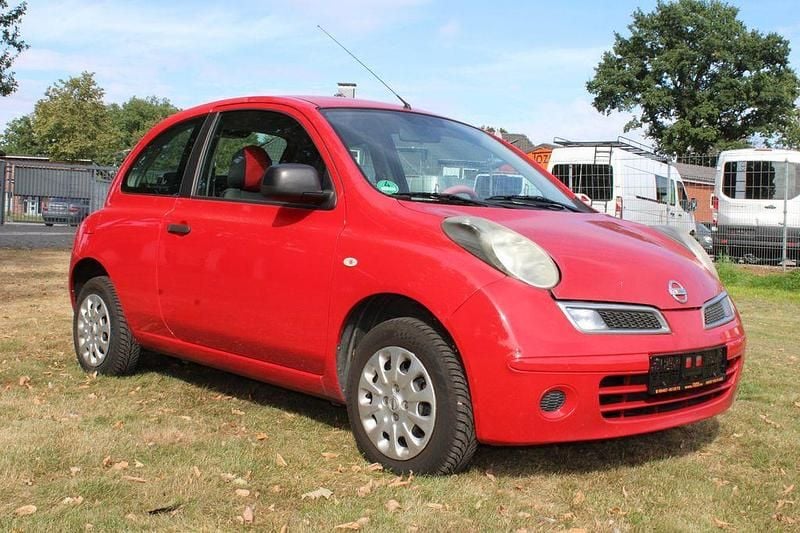 Rot Gebraucht 2010 Nissan Micra Visia Kleinwagen | 699 € (Teuer) - Bild 1/4