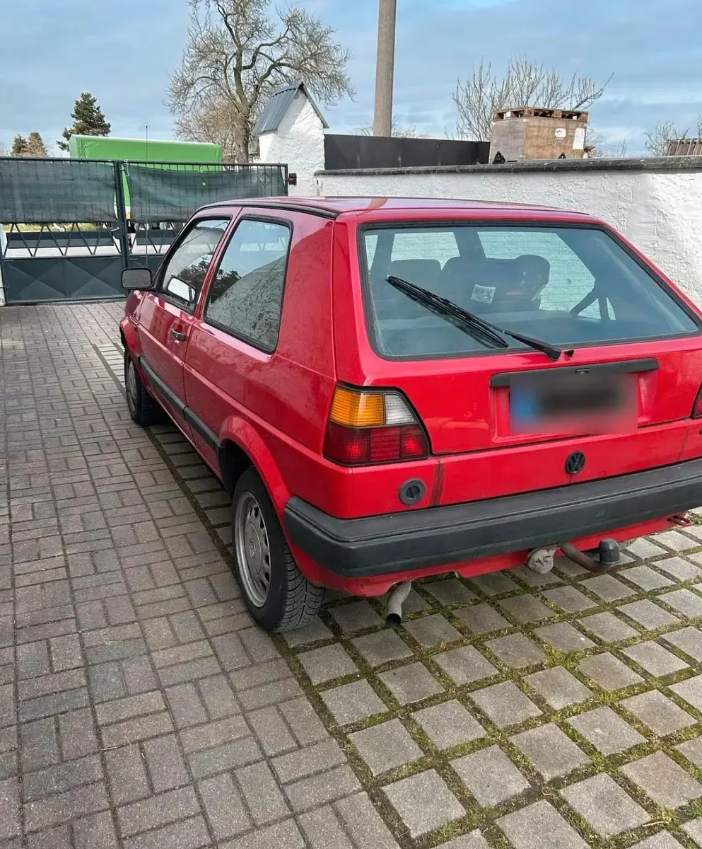 Gebraucht VW Golf II 54 PS (39 kW) 1987 Rot Kleinwagen