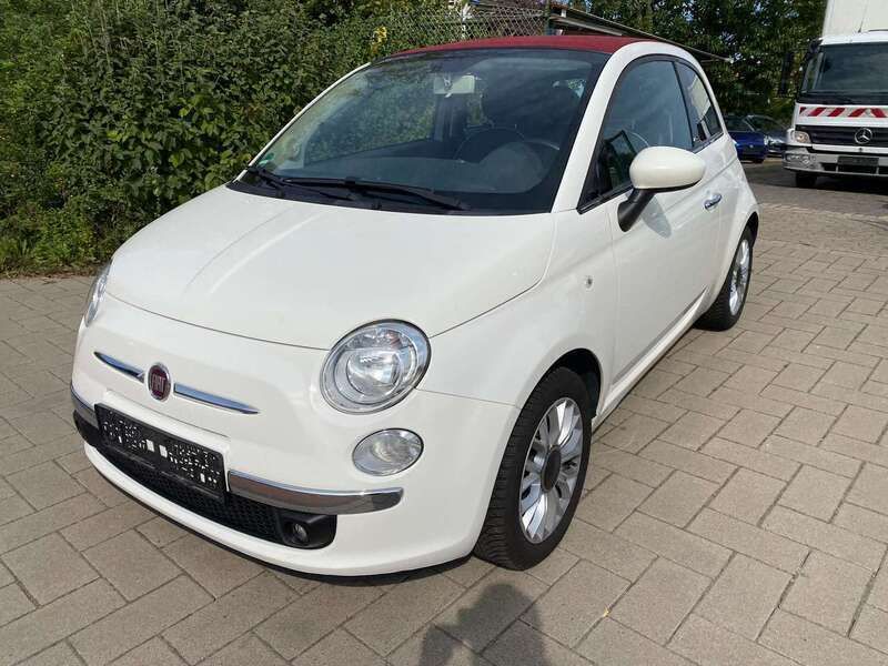 Colore esterno (gelato weiss) Gebraucht 2014 Fiat 500 Lounge Cabrio | 6.500 € (Fairer Preis) - Bild 1/4