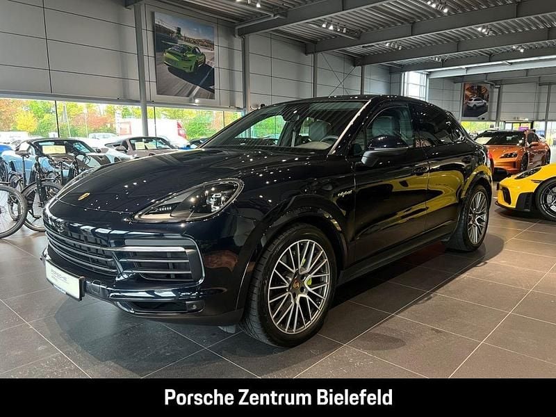 Blau Gebraucht 2023 Porsche Cayenne E-Hybrid Coupe Platinum Edition Coupé | 89.650 € (Guter Preis) - Bild 1/4
