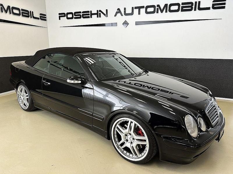 Gebraucht Mercedes CLK430 279 PS (205 kW) 2000 Schwarz Cabrio