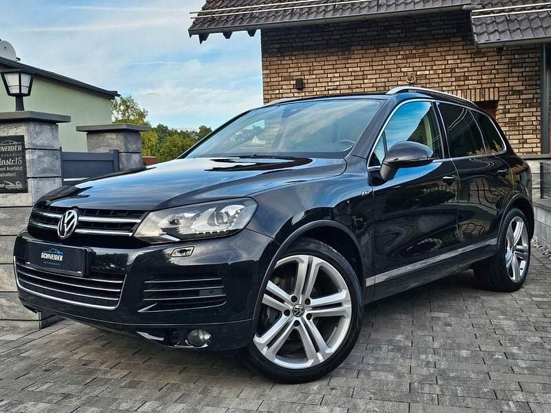 Schwarz Gebraucht 2013 VW Touareg R-line SUV | 13.999 € (Superpreis) - Bild 1/4