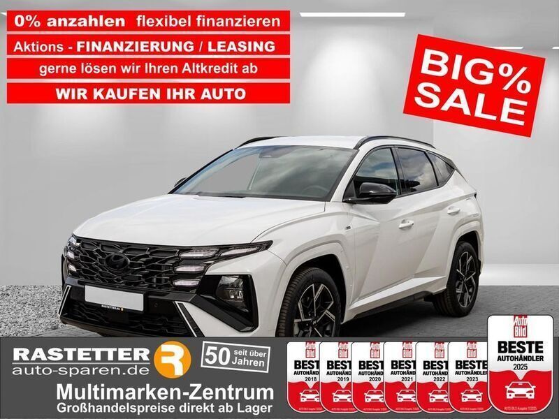 Atlas white Neu 2025 Hyundai Tucson N Line SUV | 32.880 € (Superpreis) - Bild 1/4