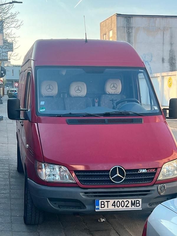 Rot Gebraucht 2006 Mercedes Sprinter Van | 6.500 € - Bild 1/4