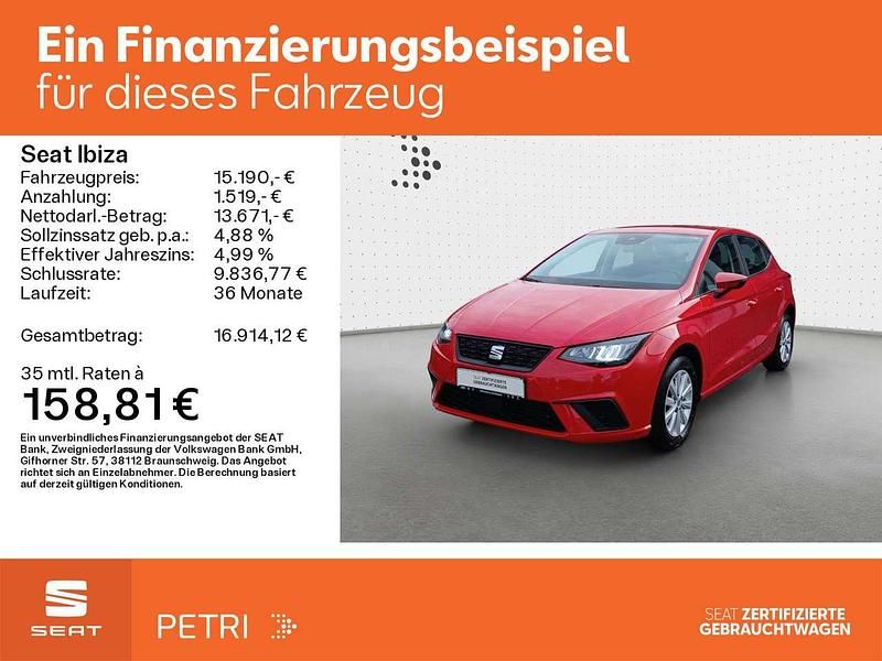 Gebraucht Seat Ibiza Style 110 PS (80 kW) 2022 Rot Limousine
