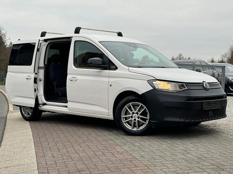 Gebraucht VW Caddy Maxi 122 PS (89 kW) 2021 Weiß Van / Kleinbus