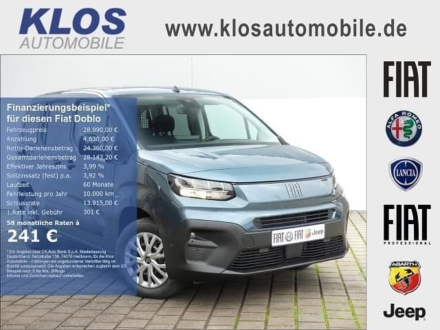 Libeccio blau metallic Neu 2025 Fiat Doblò Comfort Van / Kleinbus | 28.990 € (Fairer Preis) - Bild 1/4