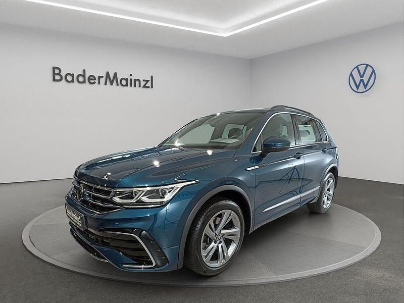 Nightshade blue metallic Gebraucht 2022 VW Tiguan R-line SUV | 35.930 € (Fairer Preis) - Bild 1/4