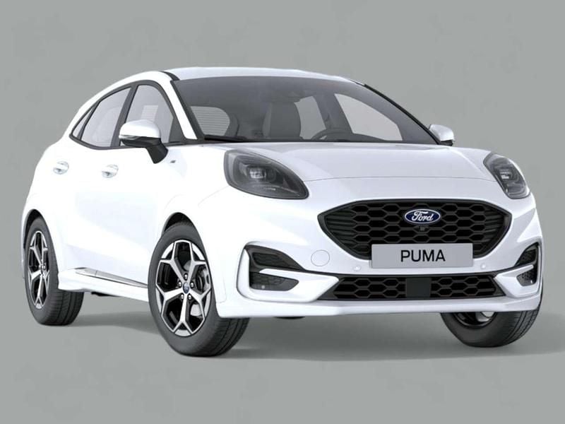 Neu Ford Puma Titanium 125 PS (91 kW) 2025 Digital aqua blue Kleinwagen