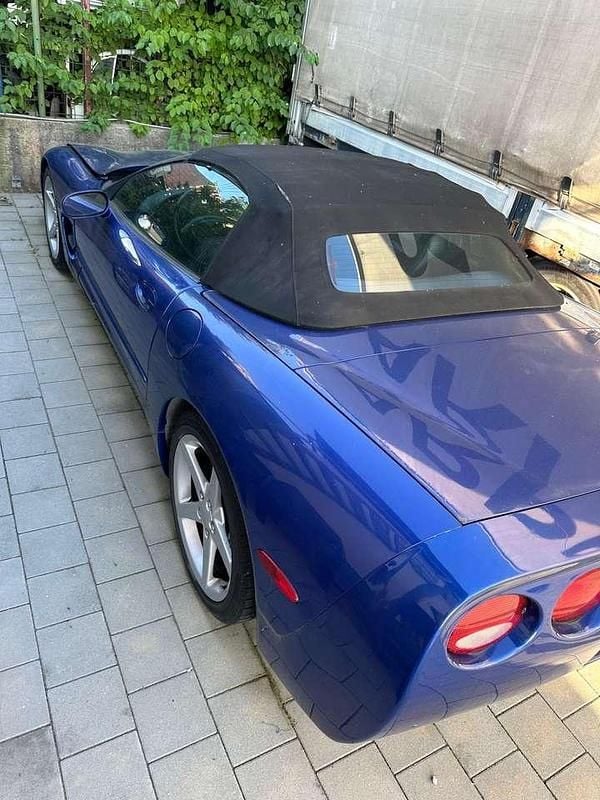 Blau Gebraucht 2003 Corvette C5 Cabrio | 14.999 € - Bild 1/4