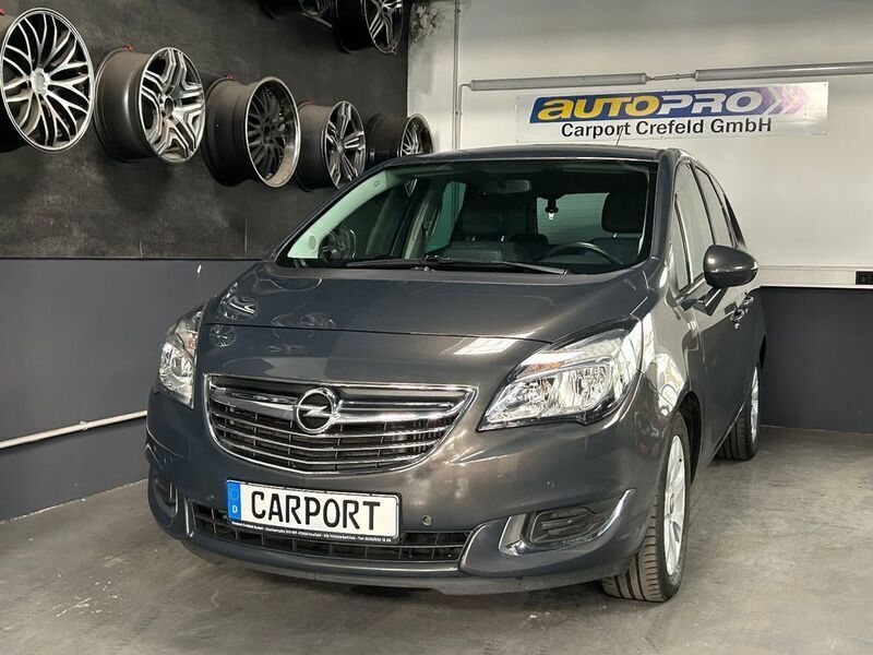 Grau Gebraucht 2017 Opel Meriva Van / Kleinbus | 9.990 € (Etwas zu teuer) - Bild 1/4
