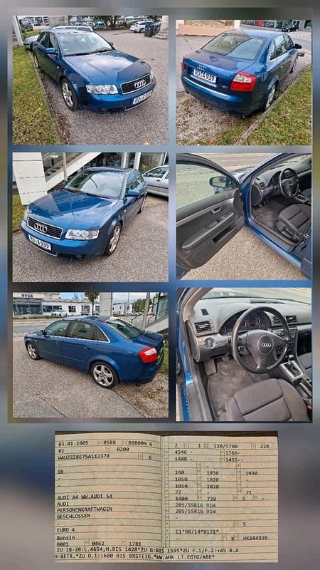 Gebraucht Audi A4 Comfort 163 PS (119 kW) 2005 Blau Limousine