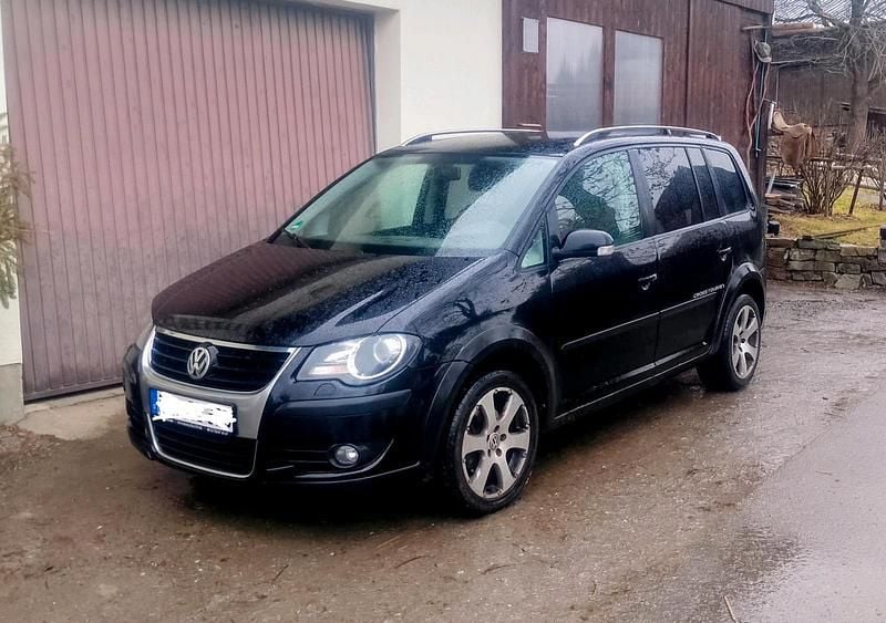 Gebraucht VW Touran Cross 105 PS (77 kW) 2007 Schwarz Van / Kleinbus