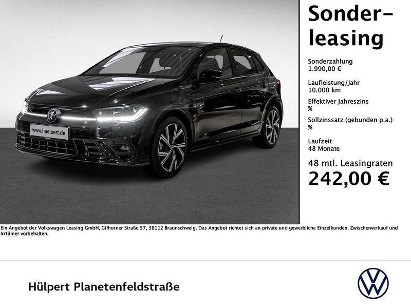 Deep black perleffekt Gebraucht 2024 VW Polo R-line Limousine | 30.830 € (Etwas zu teuer) - Bild 1/4