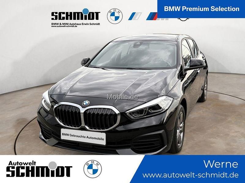Schwarz Gebraucht 2021 BMW 118 Advantage Kleinwagen | 18.390 € (Guter Preis) - Bild 1/4