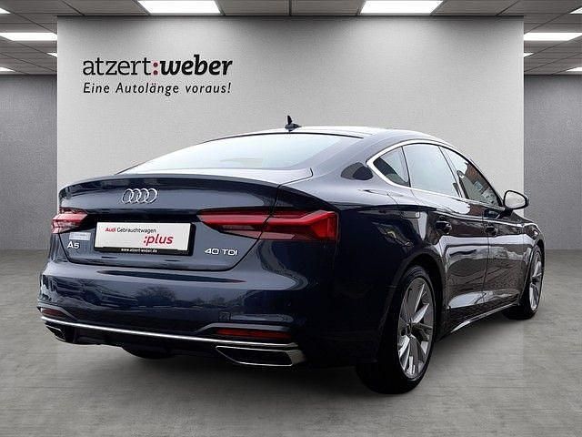 Gebraucht Audi A5 Sportback Advanced Plus 204 PS (150 kW) 2022 Manhattangrau metallic Kleinwagen