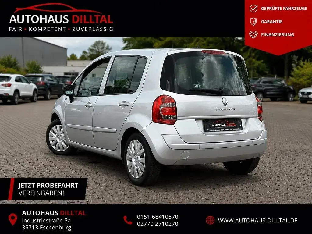 Gebraucht Renault Modus 75 PS (55 kW) 2012 Grau Van / Kleinbus