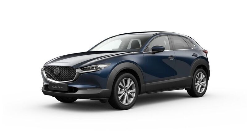 Blau Neu 2025 Mazda CX-30 Exclusive-Line SUV | 31.470 € - Bild 1/4