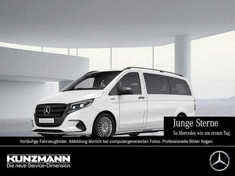 Bergkristallweiß metallic Gebraucht 2024 Mercedes e-Vito Van / Kleinbus | 48.880 € (Fairer Preis) - Bild 1/4