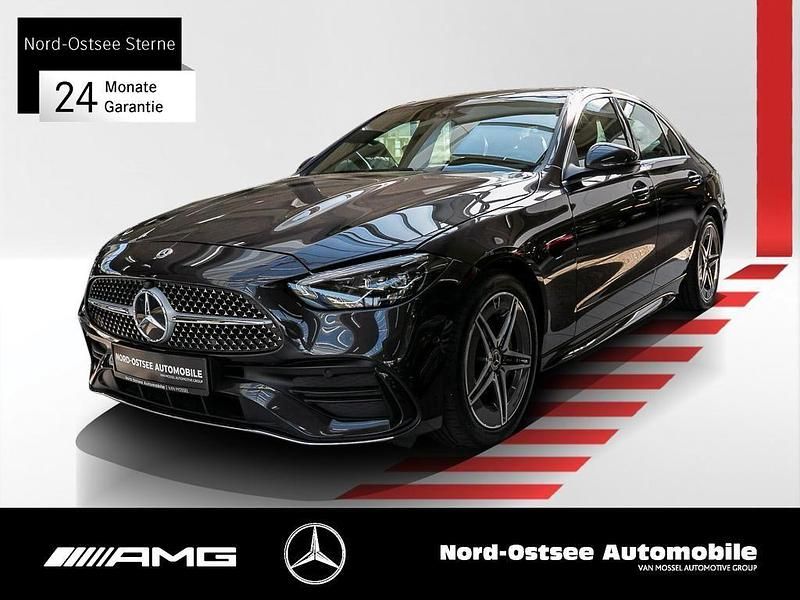 Metalliclack graphitgrau Gebraucht 2025 Mercedes C220 AMG Limousine | 42.290 € (Fairer Preis) - Bild 1/4