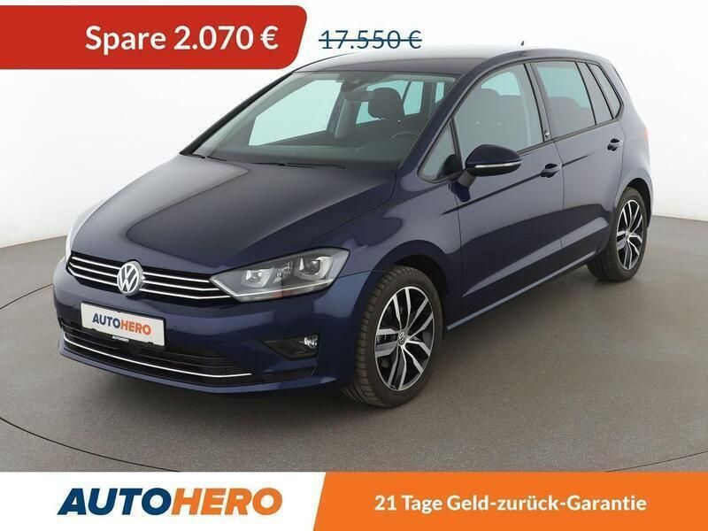 Blau Gebraucht 2017 VW Golf Sportsvan Sound Van / Kleinbus | 15.020 € (Guter Preis) - Bild 1/3