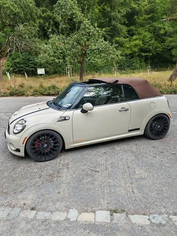 Gebraucht Mini John Cooper Works Cabriolet 211 PS (155 kW) 2009 Weiß Cabrio
