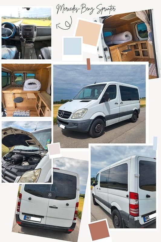 Weiß Gebraucht 2009 Mercedes Sprinter Van | 10.925 € - Bild 1/4