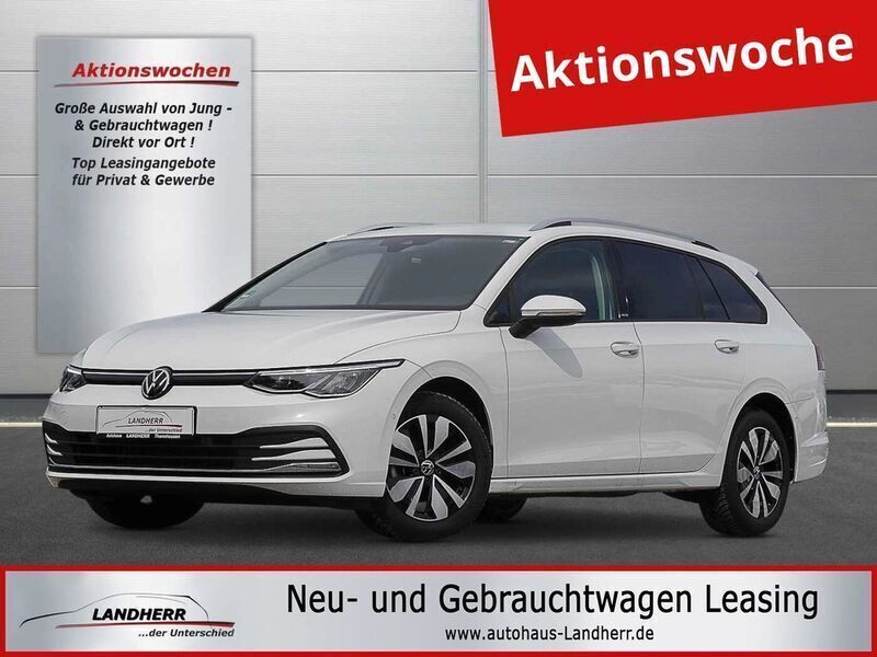 Weiss Gebraucht 2024 VW Golf VIII Move Kombi | 31.830 € (Teuer) - Bild 1/4