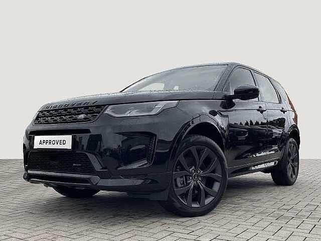 Santorini black Gebraucht 2021 Land Rover Discovery Sport SE Dynamic SUV | 34.490 € (Teuer) - Bild 1/4