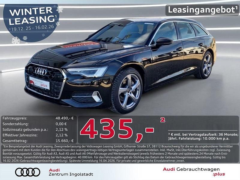 Mythosschwarz metallic Gebraucht 2025 Audi A6 Advanced Plus Kombi | 46.980 € (Superpreis) - Bild 1/3