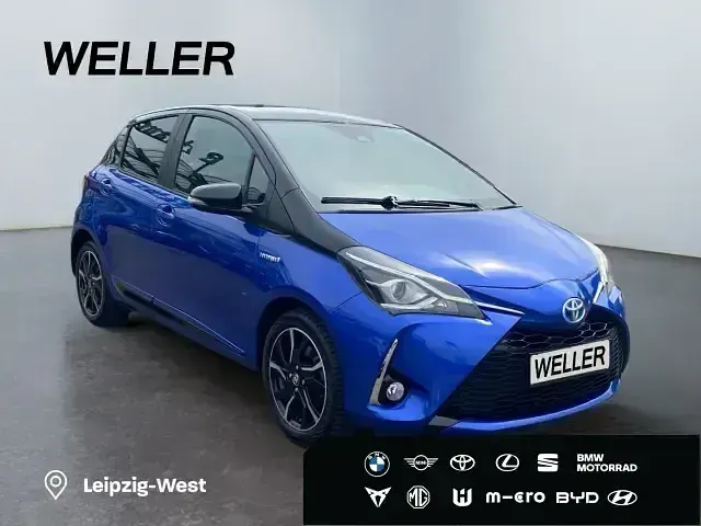 Gebraucht Toyota Yaris Hybrid Style 101 PS (74 kW) 2018 Blau Kleinwagen