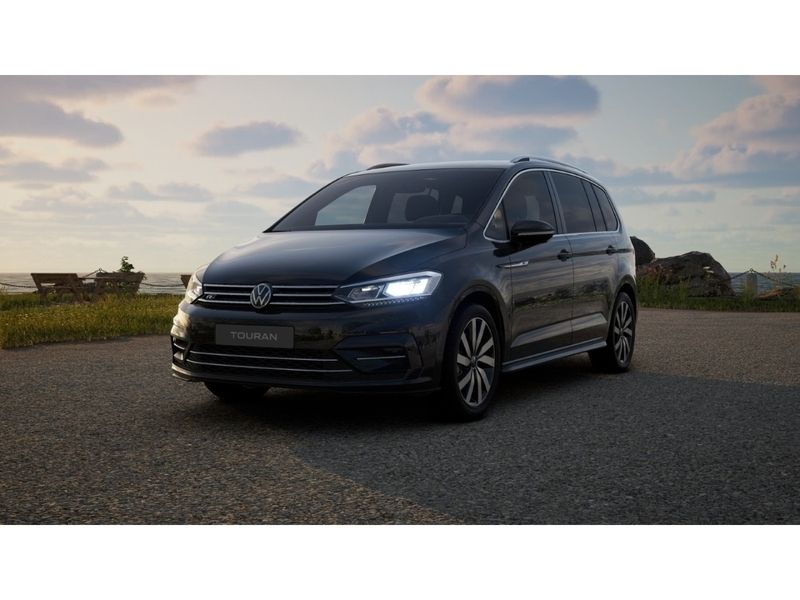 Schwarz Gebraucht 2024 VW Touran Highline Van / Kleinbus | 35.950 € (Etwas zu teuer) - Bild 1/4