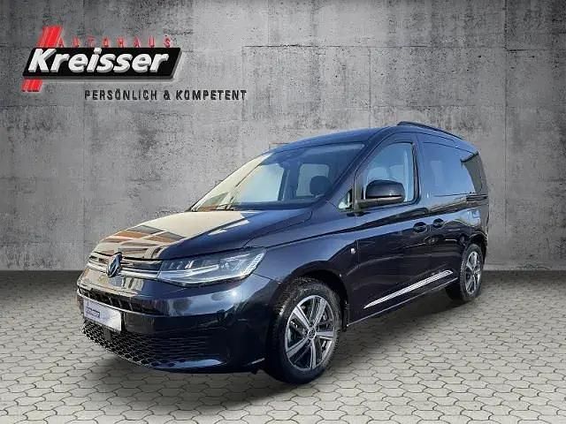Blau (starlight blue metallic) Gebraucht 2022 VW Caddy Move Van / Kleinbus | 33.689 € (Fairer Preis) - Bild 1/4