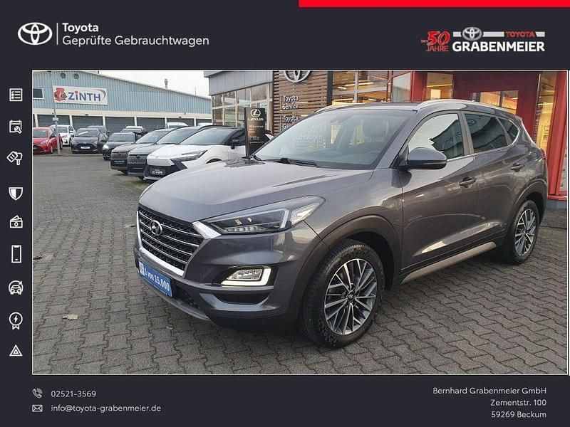 Micron grey Gebraucht 2019 Hyundai Tucson Style SUV | 18.770 € (Fairer Preis) - Bild 1/4