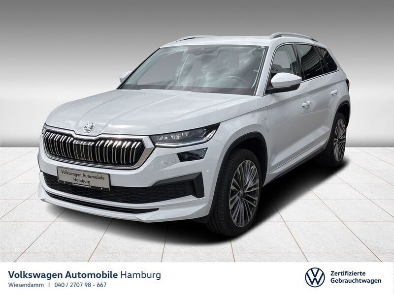Moonweiß perleffekt (metallic) Gebraucht 2023 Skoda Kodiaq LAURIN & KLEMENT SUV | 35.550 € (Guter Preis) - Bild 1/4