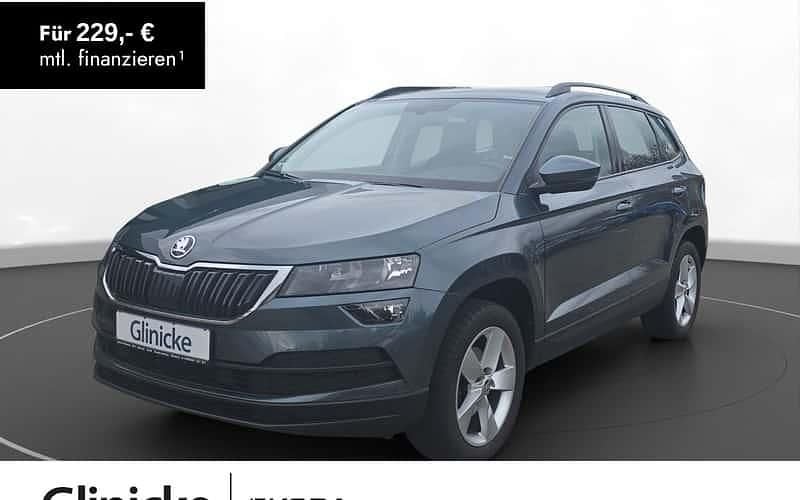 Quarzgrau metallic Gebraucht 2020 Skoda Karoq Style SUV | 21.490 € (Guter Preis) - Bild 1/4