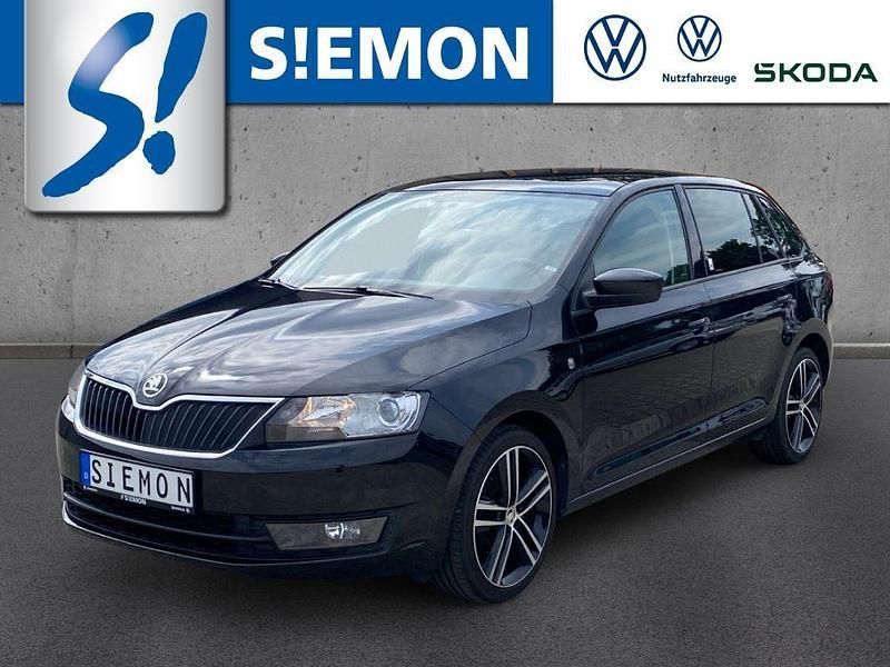 Schwarz Gebraucht 2015 Skoda Rapid Style Limousine | 11.930 € (Etwas zu teuer) - Bild 1/4