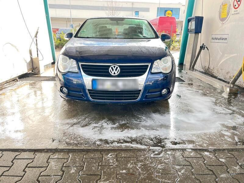 Blau Gebraucht 2007 VW Eos Cabrio | 2.300 € (Superpreis) - Bild 1/4
