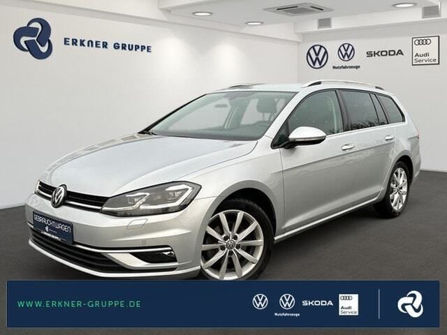 Grau Gebraucht 2019 VW Golf VII Highline Kombi | 16.499 € (Fairer Preis) - Bild 1/4