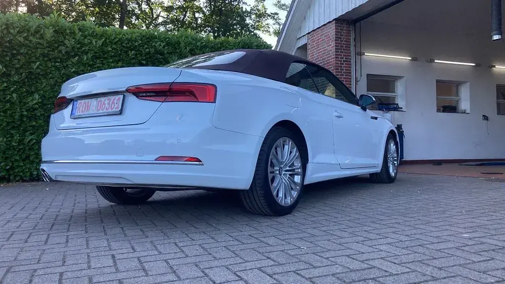 Gebraucht Audi A5 Cabriolet Design 190 PS (139 kW) 2017 Weiß Cabrio