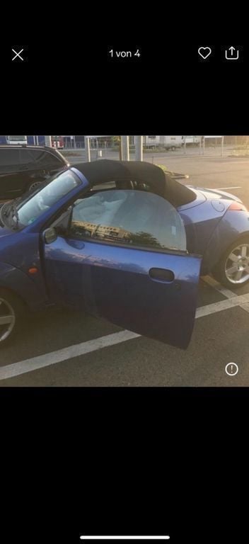 Blau Gebraucht 2004 Ford StreetKa Cabrio | 1.200 € (Superpreis) - Bild 1/4