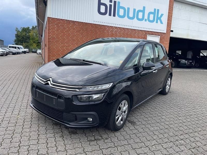 Schwarz Gebraucht 2018 Citroën C4 SpaceTourer Feel Van / Kleinbus | 7.200 € (Guter Preis) - Bild 1/4