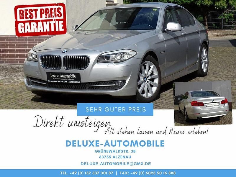 Silber Gebraucht 2011 BMW 525 Limousine | 9.950 € (Superpreis) - Bild 1/3