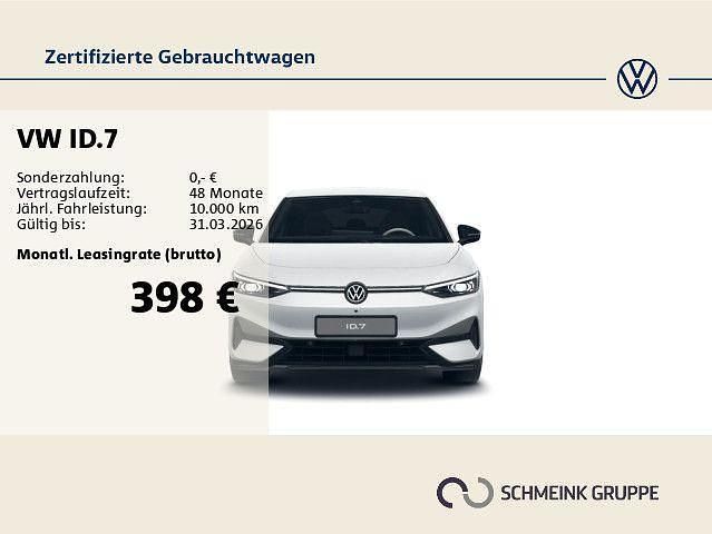 Gebraucht VW ID.7 Pro 210 kW (286 PS) 2024 Gletscherweiß metallic Limousine
